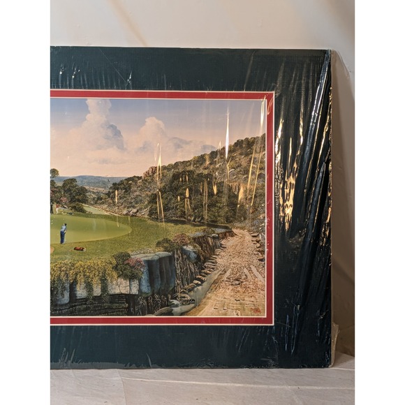 B. Herd "The Challenge" Signed Numbered Golf Print‎ 122/500 Mated Dallas Artist - Picture 3 of 12